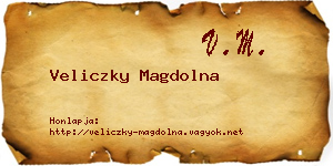 Veliczky Magdolna névjegykártya